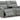 Gauntlet - Double Recline Loveseat With Console - Sterling