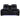 Zuma - Faux Leather Dual Power Reclining LED Loveseat - Black