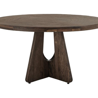 Balam - 47" Round Table - Dark Brown