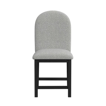 Portland - Round Back Counter Stool (Set of 2) - Black / Gray