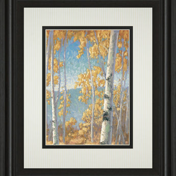Honey Birch Il By John Macnab - Framed Print Wall Art - Yellow