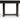 Mesa de comedor rectangular Neymorton - Marrón grisáceo oscuro