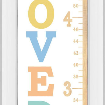 Loved Beyond Measture Growth Chart By Marla Rae - White