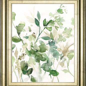 Sage Garden I By Carol Robinson - Framed Print Wall Art - Green