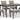 Wrenning - Dining Room Table Set (Set of 6) - Gray