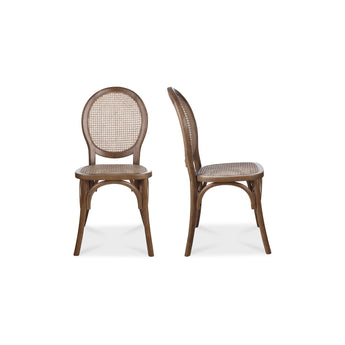 Rivalto - Silla de comedor (juego de 2) - Marrón