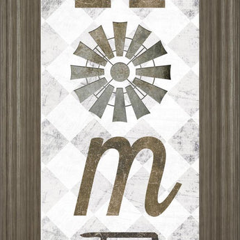 Home With Windmill Il By Marla Rae - Pearl Silver