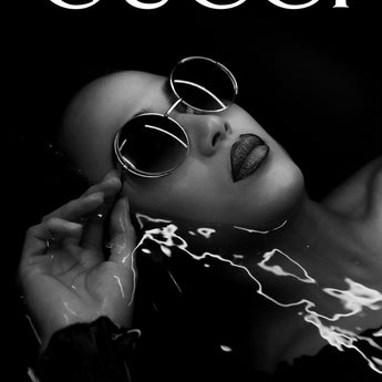 Noir Reflections - 32" x 48" Framed Wall Art - Black