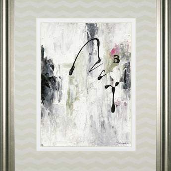 34x40 Magic Energy II By Joyce Combs - Pearl Silver