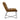 Balrog - Silla decorativa - Cuero de grano superior marrón silla de montar