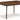Lyncott - Marrón - Mesa extensible rectangular de mariposa para comedor
