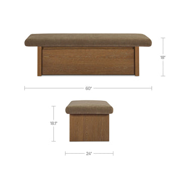 Gemma - Storage Bench - Taupe
