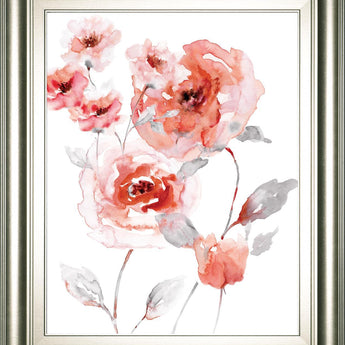 22x26 Translucent Blush II By Nan - Pink