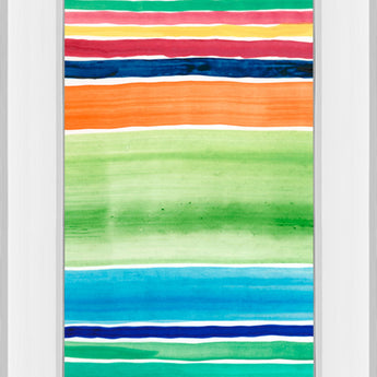 Cabana Panel I By Regina Moore - Mirror Framed Print Wall Art - Green