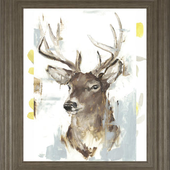 22x26 Modern Deer Mount II By Ethan Harper - Beige