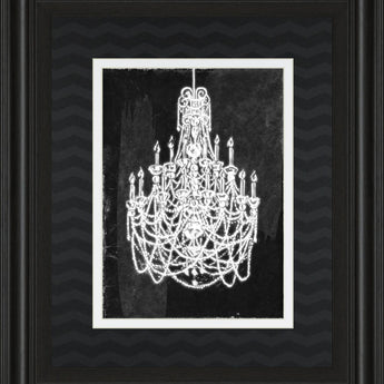 Luminous Twilight - 34" x 40" Framed Wall Art - Black