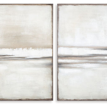 Brockdunn - Wall Art Set (Set of 2) - Tan / Brown