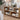 Escape - Consola multiusos abierta de 183 cm - Roble natural esmaltado