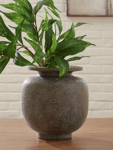 Jedwick - Vase - 15" - Gray / Brown