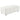Everly - Otomana rectangular tapizada en bouclé - Blanco