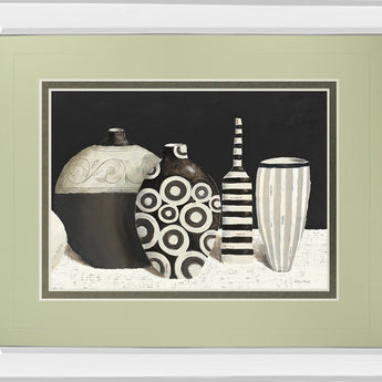 Object D 'art By Emily Adams - Mirror Framed Print Wall Art - Black