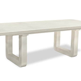Maren - Double Pedestal Dining Table With Leaf