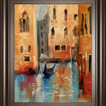 Venice II By Anne Farrall Doyle - Framed Print Wall Art - Light Brown