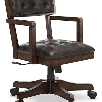 Breckington - Home Office Desk Chair - Dark Brown
