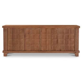Enya - Sideboard - Red / Oak