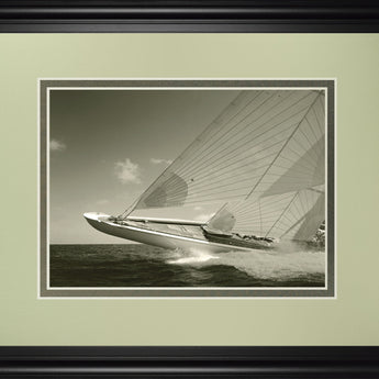 Sea Spray Il By Michael Kahn - Framed Print Wall Art - Gray
