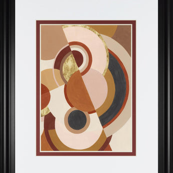 34x40 Tectonic Earth II By Grace Popp - Light Brown