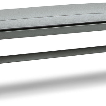 Elite Park - Bench With Cushion - Gray