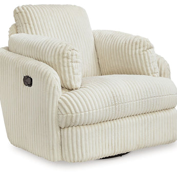 Tie-Breaker - Swivel Glider Recliner - Ivory