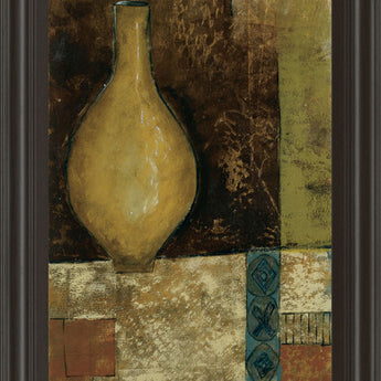 Autumn Solitude I By John Kime - Framed Print Wall Art - Dark Brown