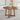 Dinah - Round Solid Wood Dining Table - Walnut