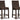 Paradise - Medium Brown - Barstool (Set of 2)