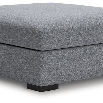 Bealton - Oversized Accent Ottoman - Salt And Pepper