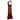 Narcissa - Grandfather Clock With Adjustable Chime - Brown Red