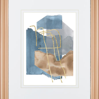 34x40 Matter Dissolving III By Melissa Wang - Light Blue