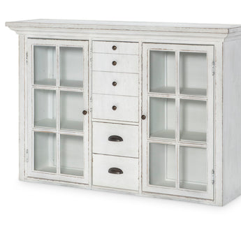 Cottage Park - Credenza Hutch - White