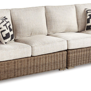Beachcroft - RAF/LAF Loveseat w/Cush (Set of 2) - Beige