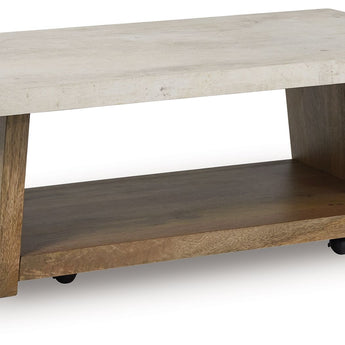 Brendalhouse - Rectangular Cocktail Table - Light Brown
