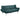 Acton - Upholstered Flared Arm Sofa - Teal Blue