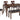 Bennox - Dining Room Table Set (Set of 6) - Brown