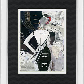 Fashion Mosaic II By Carol Robinson - Black
