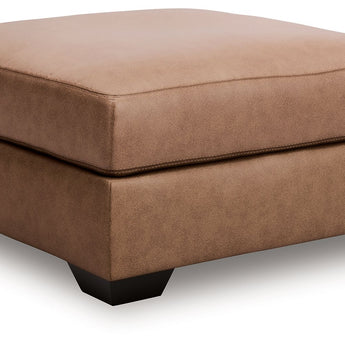 WillowBend - Oversized Accent Ottoman - Caramel