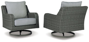 Elite Park - Sillón giratorio con cojín - Gris