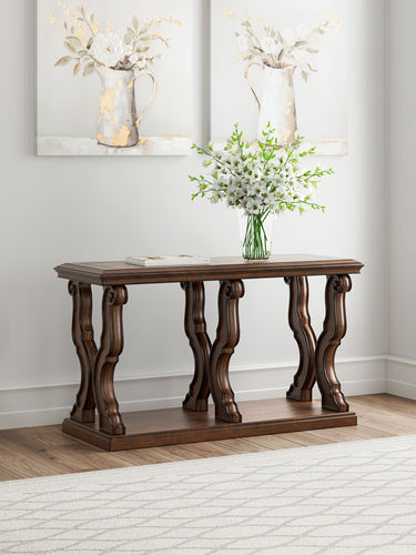 Maylee - Sofa Table - Dark Brown