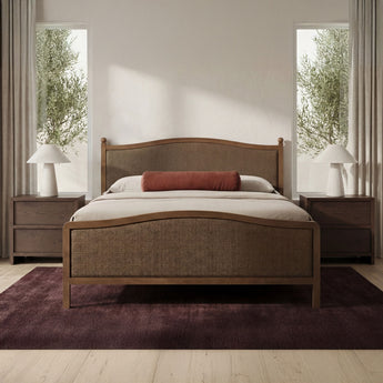 Eve - King Bed - Brown