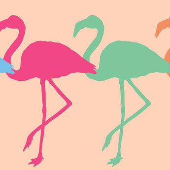 Flamingo Dance By Erica Christopher (Small) - Pink
